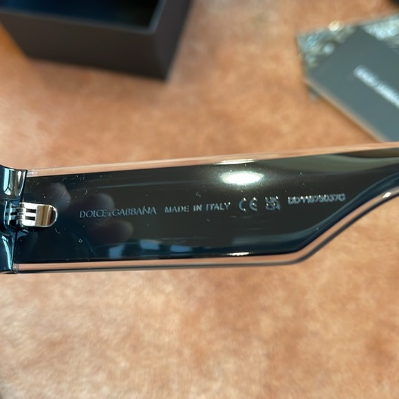 DOLCE & GABBANA  black sunglasses new/case /box.100% Authentic - Picture 8 of 14